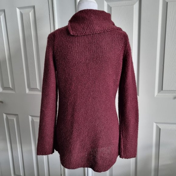 Anthropologie Moth Cowl Neck Cable Knit Sweater Size S - Picture 3 of 7